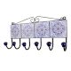 Blue Floral Tiles Hook